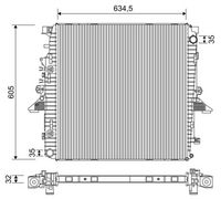 VALEO 701268 - Radiador, refrigeración del motor