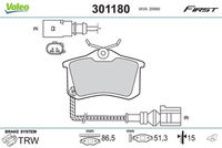 VAICO V108345 - año construcción desde: 08/1995<br>Frenos: para vehículos con freno de disco en eje trasero<br>Espesor [mm]: 17,4<br>Altura [mm]: 52,9<br>Ancho [mm]: 87,5<br>Sistema de frenos: LUCAS<br>Contacto avisador de desgaste: excl. contacto de avisador de desgaste<br>Lado de montaje: Eje trasero<br>