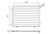 NRF 350521 - Condensador, aire acondicionado