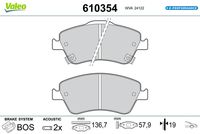 TRW GDB3481 - Lado de montaje: Eje trasero<br>Homologación: E9 90R - 01120/2194<br>Restricción de fabricante: AKEBONO<br>Ancho [mm]: 98,6<br>Espesor [mm]: 14,4<br>Altura [mm]: 42,6<br>Contacto avisador de desgaste: con avisador acústico de desgaste<br>SVHC: No hay información disponible, diríjase al fabricante.<br>