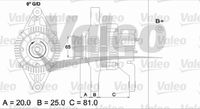 VALEO 437151 - Alternador - VALEO RE-GEN REMANUFACTURED