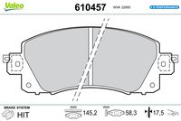 TRISCAN 811068192 - Juego de pastillas de freno