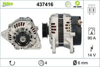 VALEO 437416 - Alternador - VALEO RE-GEN REMANUFACTURED