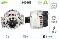 VALEO 440453 - Alternador - VALEO RE-GEN REMANUFACTURED