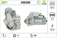 VALEO 458366 - Motor de arranque - VALEO RE-GEN REMANUFACTURED