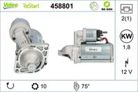 VALEO 458801 - Motor de arranque - VALEO RE-GEN REMANUFACTURED STOP&START