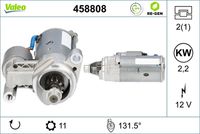 VALEO 458808 - Motor de arranque - VALEO RE-GEN REMANUFACTURED