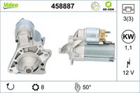 VALEO 458887 - Motor de arranque - VALEO RE-GEN REMANUFACTURED