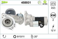 VALEO 458931 - Motor de arranque - VALEO RE-GEN REMANUFACTURED