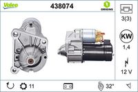 VALEO 438074 - Motor de arranque