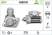 VALEO 438319 - Motor de arranque - VALEO ORIGINS NEW STOP&START OE TECHNOLOGY