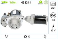 VALEO 438341 - Motor de arranque - VALEO ORIGINS NEW STOP&START OE TECHNOLOGY