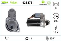 VALEO 438378 - Motor de arranque - VALEO CORE-FLEX