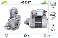 VALEO 438387 - Motor de arranque - VALEO CORE-FLEX