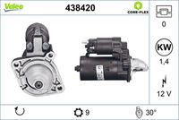 VALEO 438420 - Motor de arranque - VALEO CORE-FLEX