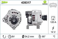 VALEO 439317 - Alternador