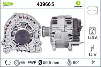 VALEO 439665 - Alternador - VALEO ORIGINS NEW OE TECHNOLOGY