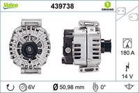 VALEO 439738 - Alternador