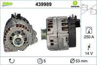 VALEO 439989 - Alternador - VALEO ORIGINS NEW OE TECHNOLOGY