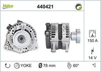 VALEO 440421 - Alternador - VALEO RE-GEN REMANUFACTURED