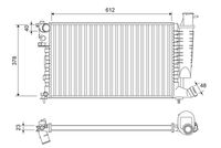 VALEO 816716 - Radiador, refrigeración del motor