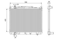 NRF 53061 - Radiador, refrigeración del motor