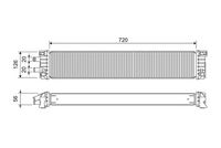 NRF 550234 - Zonas climáticas: no para zonas con clima cálido<br>Equipamiento de vehículo: para vehículos sin aire acondicionado<br>Número de PR: TD1<br>Número de PR: DN4<br>Número de PR: 0C0<br>Número de PR: 9AC<br>Equipamiento de vehículo: para vehículos con climatizador<br>Zonas climáticas: no para zonas con clima cálido<br>Número de PR: TD1<br>Número de PR: DN4<br>Número de PR: 0C0<br>Número de PR: 9AK<br>Número de PR: 9AQ<br>Material: Aluminio<br>Longitud de red [mm]: 720<br>Ancho de red [mm]: 478<br>Profundidad de red [mm]: 16<br>Tipo radiador: Aletas refrigeración soldadas<br>