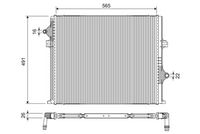 NRF 58413 - Clase de caja de cambios: Caja de cambios manual, 6 marchas<br>Material: Aluminio<br>Longitud de red [mm]: 598<br>Ancho de red [mm]: 353<br>Profundidad de red [mm]: 32<br>Tipo radiador: Aletas refrigeración soldadas<br>