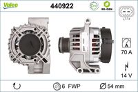 VALEO 440922 - Alternador - VALEO RE-GEN REMANUFACTURED