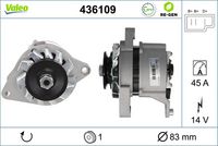 VALEO 436109 - Alternador - VALEO RE-GEN REMANUFACTURED