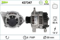 VALEO 437347 - Alternador - VALEO RE-GEN REMANUFACTURED