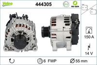 VALEO 444305 - Alternador - VALEO RE-GEN REMANUFACTURED