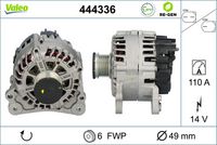 VALEO 444336 - Alternador - VALEO RE-GEN REMANUFACTURED