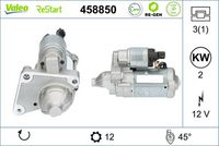 VALEO 458850 - Motor de arranque - VALEO RE-GEN REMANUFACTURED STOP&START