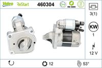 VALEO 460304 - Motor de arranque - VALEO RE-GEN REMANUFACTURED STOP&START