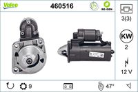 VALEO 460516 - Motor de arranque - VALEO RE-GEN REMANUFACTURED