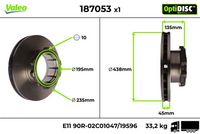 FEBI BILSTEIN 07388 - Disco de freno