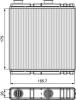 VALEO 811543 - Radiador de calefacción