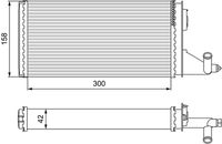 VALEO 812342 - Radiador de calefacción - NEW ORIGINAL PART