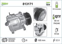 VALEO 813171 - Compresor, aire acondicionado - VALEO CORE-FLEX