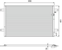 VALEO 814004 - Condensador, aire acondicionado