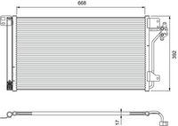 VALEO 814015 - Condensador, aire acondicionado