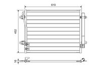 VALEO 814039 - Número de PR: TH0<br>Ø salida [mm]: 13<br>Ø entrada [mm]: 15<br>Profundidad de red [mm]: 16<br>Ancho de red [mm]: 461<br>Longitud de red [mm]: 565<br>Restricción de fabricante: Alternativ<br>Restricción de fabricante: Behr<br>Restricción de fabricante: PrascoSelection<br>Material: Aluminio<br>Artículo complementario / información complementaria 2: con secador<br>Agente frigorífico: R 134 a<br>