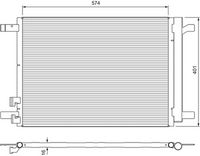 VALEO 814375 - Condensador, aire acondicionado