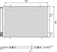 VALEO 814406 - Condensador, aire acondicionado