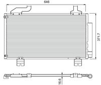 VALEO 814417 - Condensador, aire acondicionado