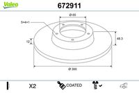 VALEO 672544 - Número de PR: 1ZA<br>Número de PR: 1ZD<br>Número de PR: 1ZK<br>Número de PR: 1ZL<br>Lado de montaje: Eje delantero<br>Tipo de disco de frenos: ventilado<br>Superficie: revestido<br>Diámetro exterior [mm]: 312<br>Espesor de disco de frenos [mm]: 25<br>Diámetro de centrado [mm]: 65<br>Altura [mm]: 49,7<br>Espesor mínimo [mm]: 22<br>Llanta, nº de taladros: 9<br>Peso [kg]: 8,85<br>