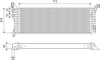 NRF 560019 - Material: Aluminio<br>Longitud de red [mm]: 740<br>Ancho de red [mm]: 480<br>Profundidad de red [mm]: 26<br>Tipo radiador: Aletas refrigeración soldadas<br>