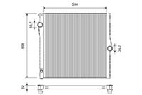 NRF 50139 - Radiador, refrigeración del motor