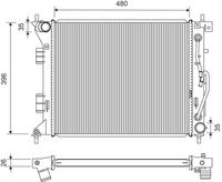 NRF 58522 - Clase de caja de cambios: Automático, 6 vel.<br>Calefacción / Refrigeración: para vehículos con radiador combinado agua/aceite<br>Longitud de red [mm]: 480<br>Ancho de red [mm]: 388<br>Profundidad de red [mm]: 26<br>Artículo complementario / información complementaria 2: con conducto<br>Tipo radiador: Aletas refrigeración soldadas<br>